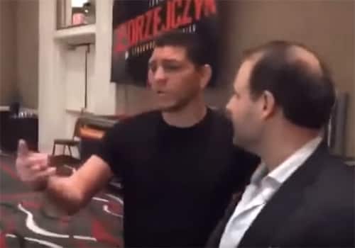 Footage of UFC fighters reacting to McGregor’s shocking loss