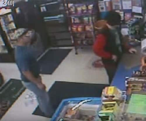 Former Marine disables armed robber in gas station