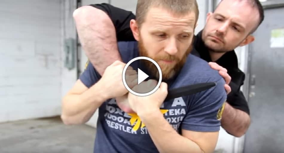 How to deal with a knife threat from behind