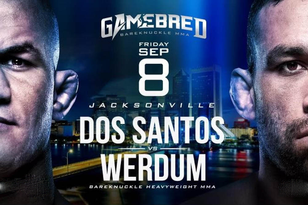 Junior Dos Santos, Fabricio Werdum promise fireworks ahead of explosive rematch headlining Gamebred Bareknuckle MMA event