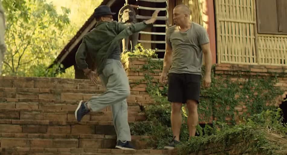 GSP fights Jean-Claude Van Damme in Kickboxer: Vengeance