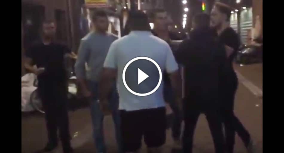 Guy decimates multiple opponents after being attacked