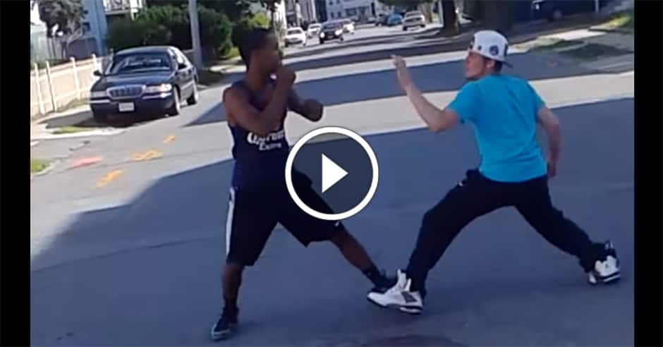 Guy looking for a fight gets much more than he asks for