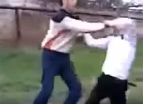 Guy uses perfectly executed Judo throw to end altercation