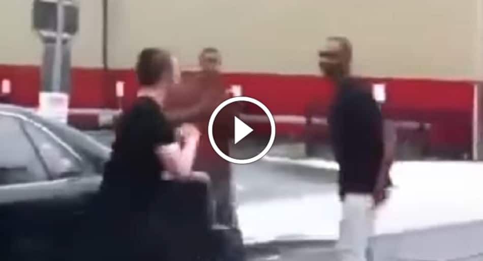 Guy picks a fight – bites off more than he can chew