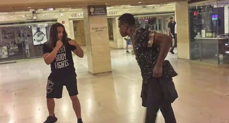 Guy who ‘tranes UFC’ gets into crazy fight at Grand Central Station
