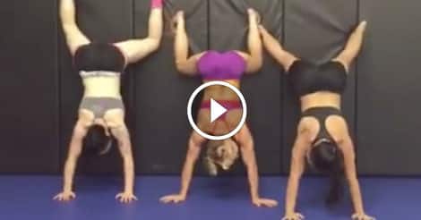 Herrig, Esparza, & friend have a twerk-off