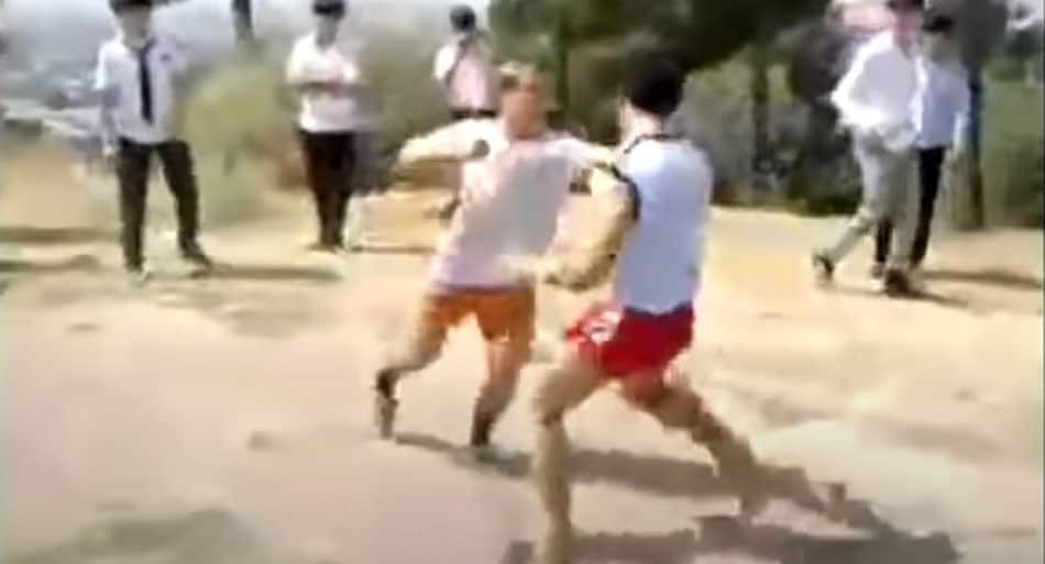 High-level techniques displayed in Sambo vs. Judo mutual combat