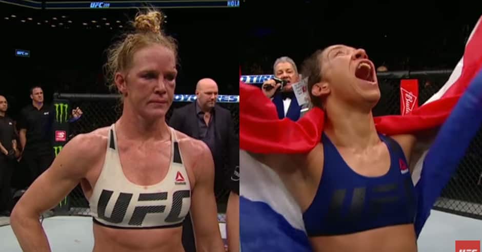 Holm says post fight shots were intentional, de Randamie denies