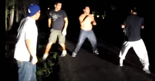 Taekwondo vs street fighter – smooth technique ends it fast