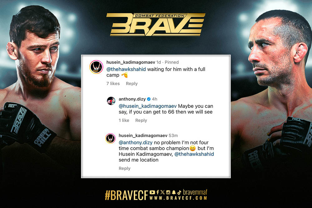 BRAVE CF’s Husein Kadimagomaev challenges newly-contracted Anthony Dizy