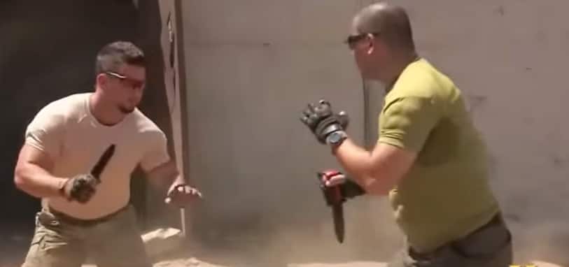 IDF soldier vs.  Army soldier in ‘Shock Knife’ fight