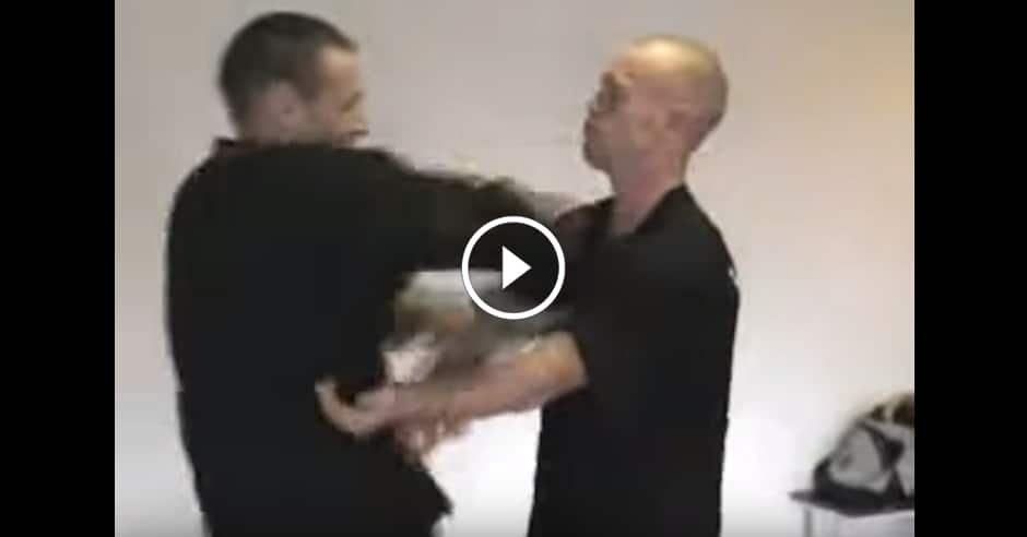 Incredible striking speed during Chi Sau training