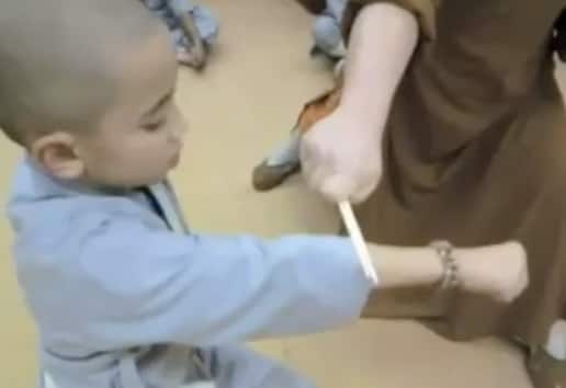 Kids learning Iron Body Techniques