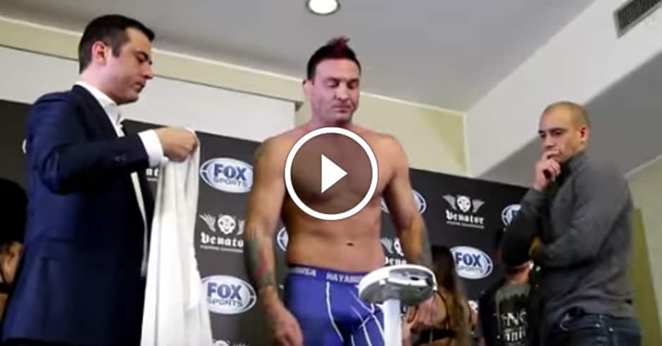 Fighter misses weight for title fight by 24 pounds