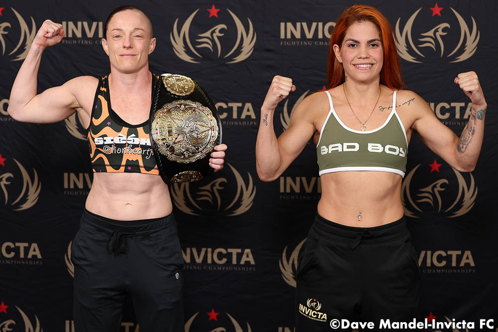 Photos: Invicta FC 53 weigh-ins, faceoffs