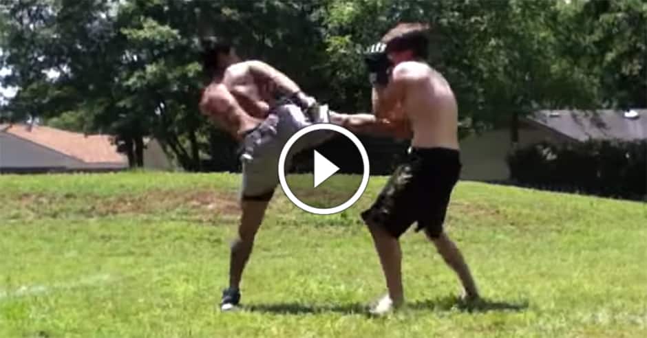 BJJ white belt vs kickboxer