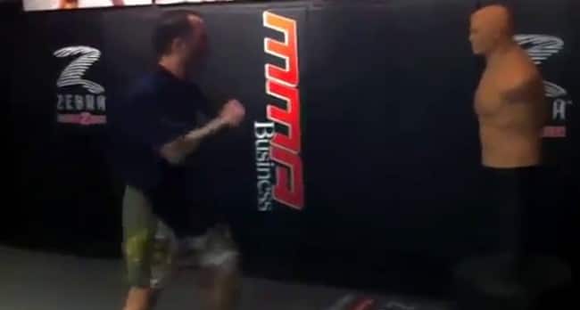 Joe Rogan displays precision and power with Wheel Kick