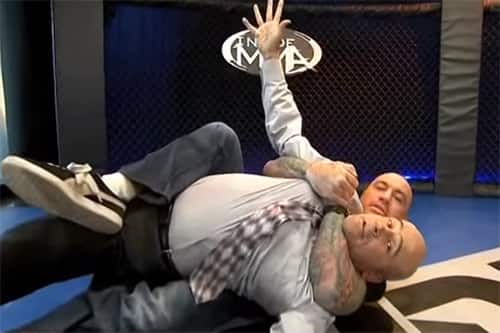 Joe Rogan shows off tricky Jiu-Jitsu move with Bas Rutten