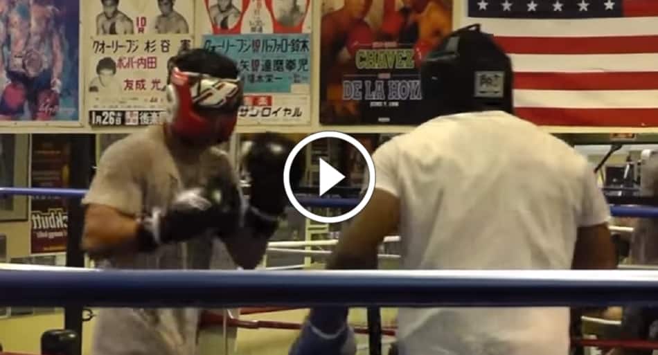 UFC fighter Alan Jouban spars 9-0 pro boxer – Who won?