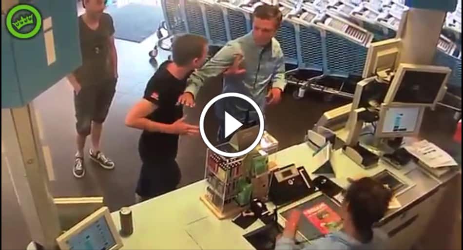 Judo practitioner finally snaps at abusive customer