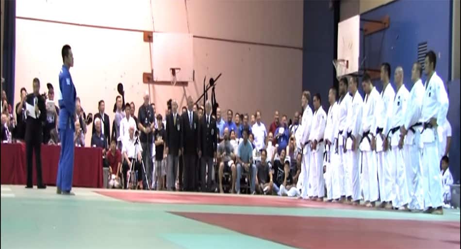 World champion squares off against TEN judo black belts, back to back…