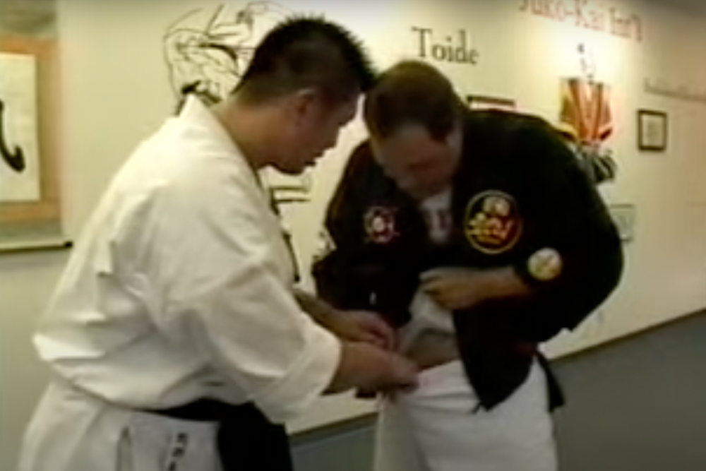 World record kick to the groin