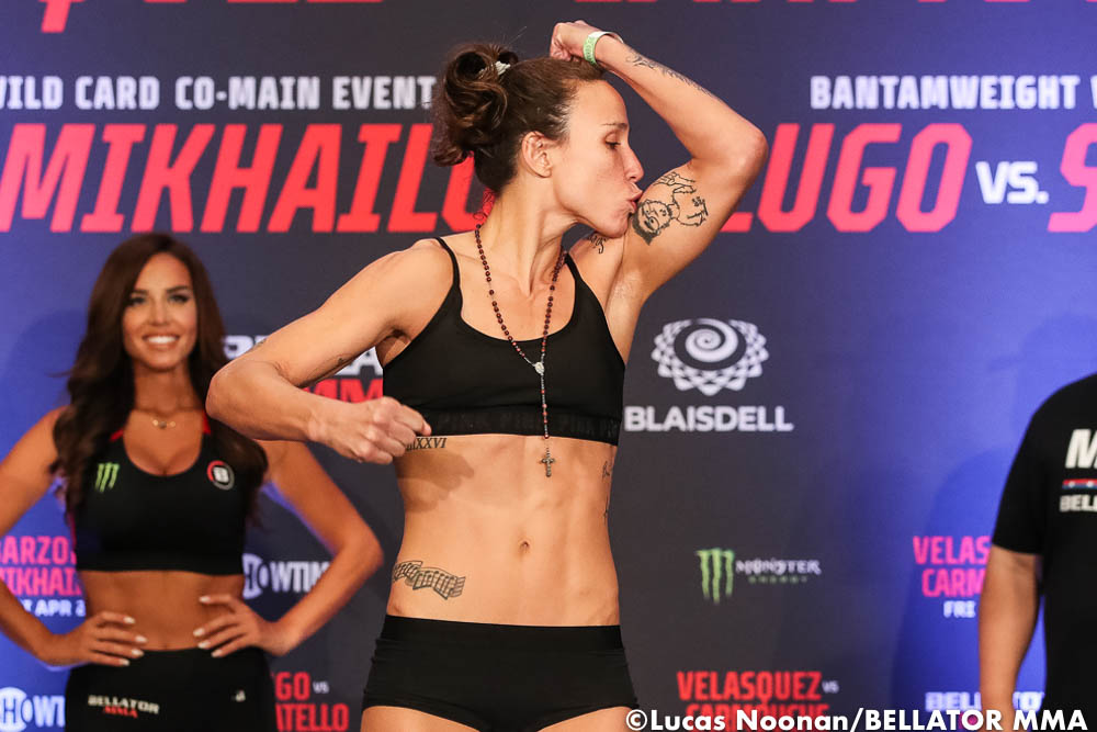 Photos: Bellator 278 ceremonial weigh-ins, faceoffs