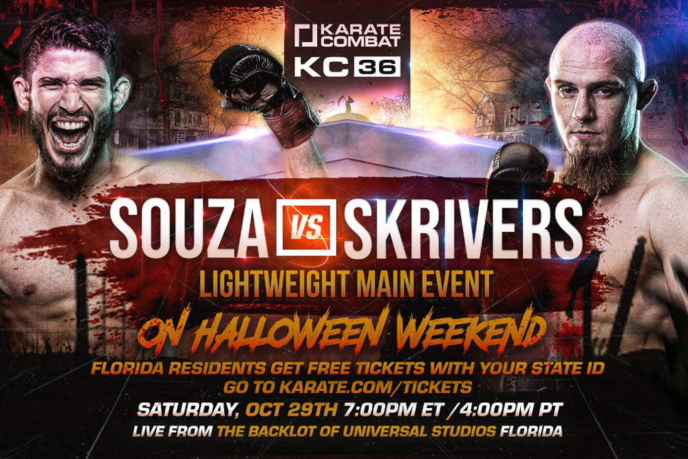 Full lineup set for Karate Combat 36 on October 29, including debut of UFC vet James Vick