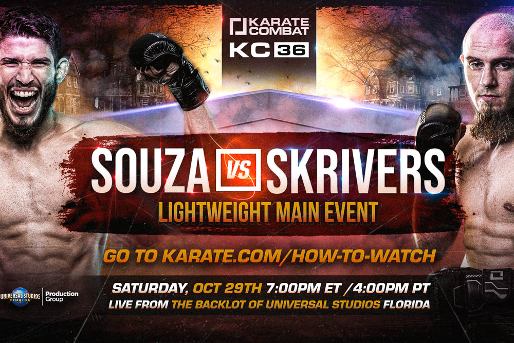 Lyoto Machida protege Bruno Souza to face former champ Edgars Skrivers in Karate Combat 36 headliner