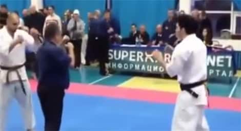 Find out why this brutal karate match only lasted three seconds
