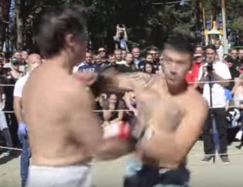 Karate practitioner vs. MMA fighter – ends in seconds