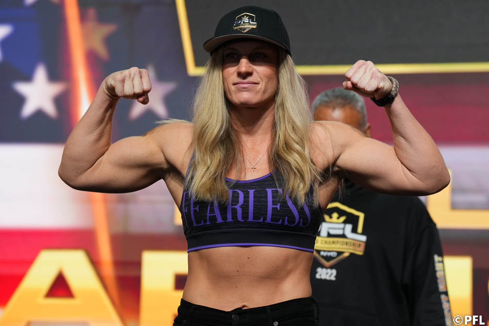 Kayla Harrison returns to PFL SmartCage, against Julia Budd, at the 2023 PFL World Championship