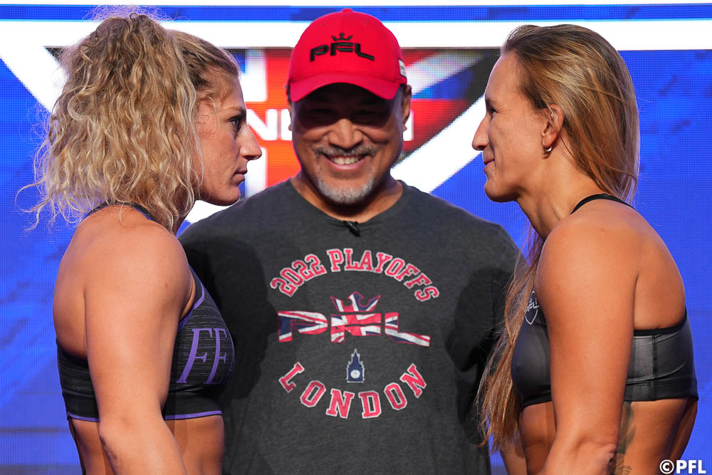 Photos: 2022 PFL Playoffs 3 ceremonial weigh-ins, faceoffs