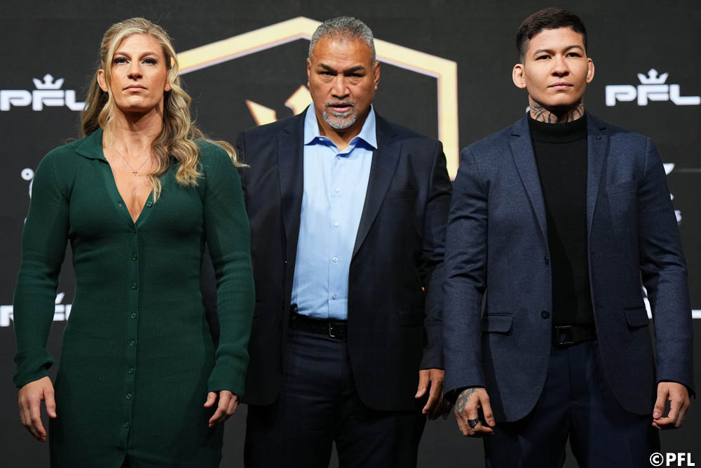 Kayla Harrison fires back at Larissa Pacheco ahead of PFL Final: ‘Can you call it a rivalry if you’ve never won a round?’