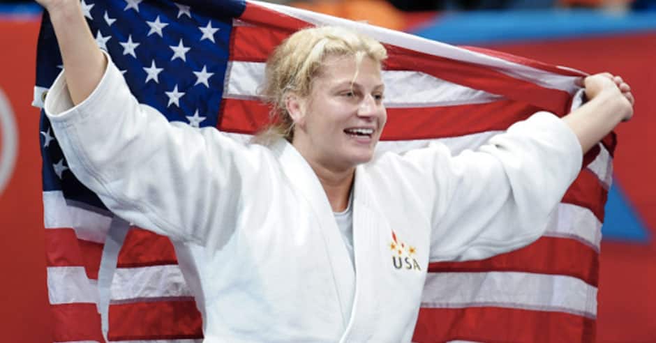 Kayla Harrison fights for Titan FC on 12/17