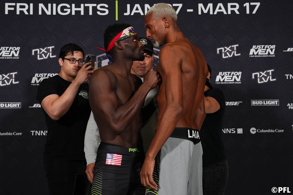 Photos: 2023 PFL Challenger Series 8 official weigh-ins, faceoffs
