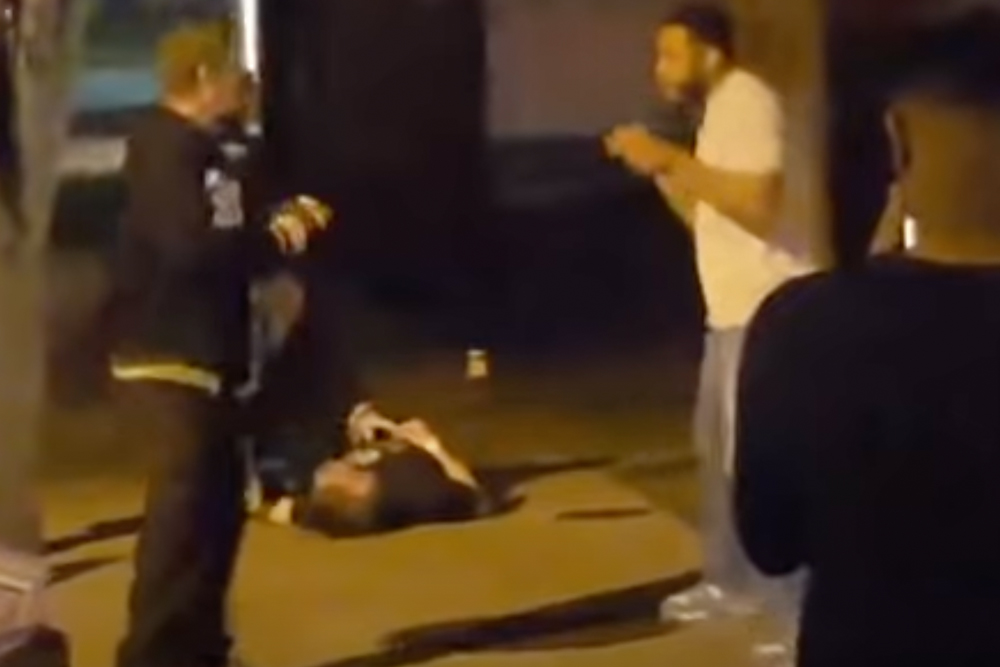 One fighter vs. three guys in Kentucky brawl