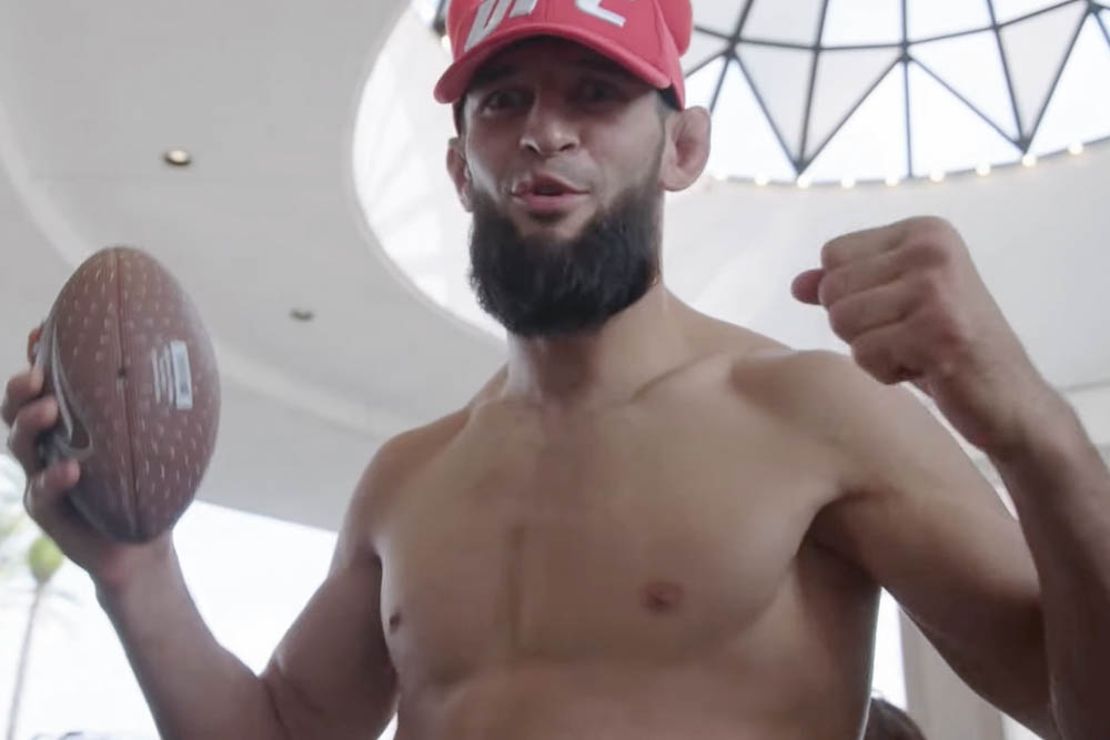 UFC 273 ‘Embedded,’ No. 3: Khamzat Chimaev, two-sport star