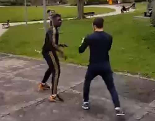 Guy starts a fight – ends up tapping out to Jiu-Jitsu technique