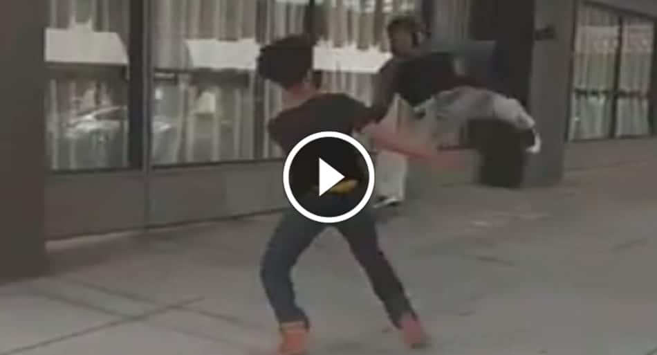 Kid who knows martial arts gets jumped – situation escalates