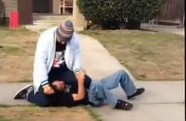 This is what happens against a knife-wielding opponent going FULL FORCE