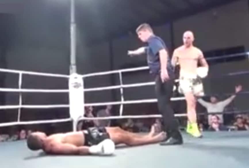 KO of the year candidate from Down Under