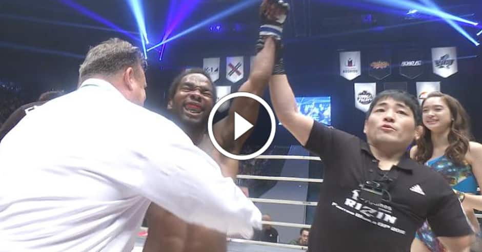 One reason why this fighter’s name is ‘Krazy Horse’!