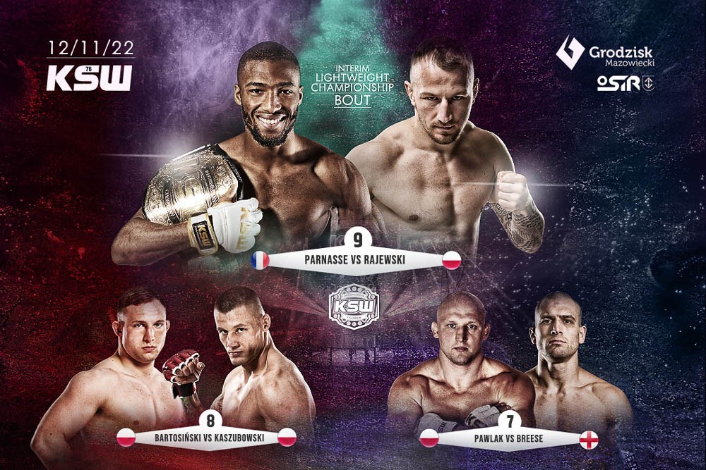 KSW 76 lineup set for Saturday, with interim title fight in headliner