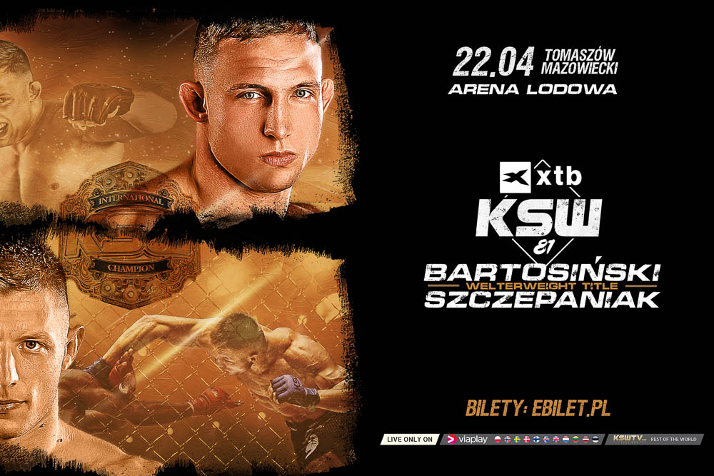 XTB KSW 81 fight card set for Saturday in Tomaszow Mazowiecki, Poland