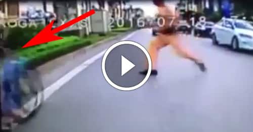 Controversial cop Kung-Fu kicks couple off motorcycle