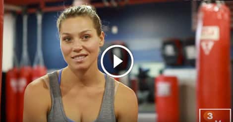 Model gives MMA a try