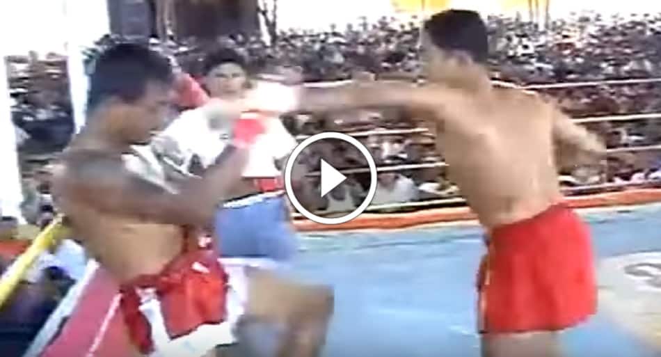 BRUTAL Burmese bare-knuckle fight with notable size difference