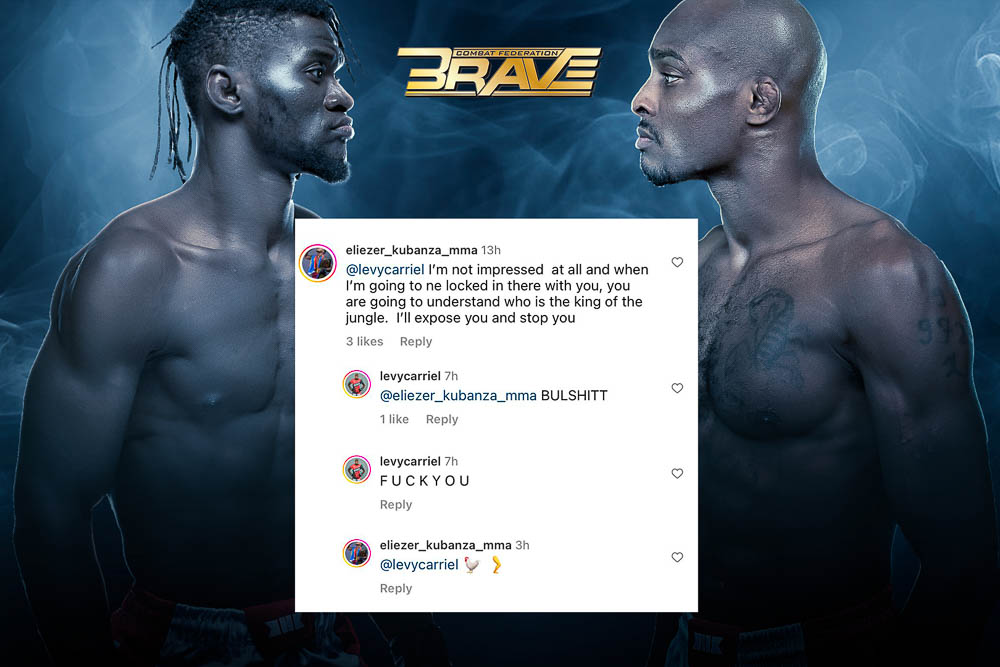 Levy Carriel and Eliezer Kubanza reignite their rivalry following BRAVE CF 74